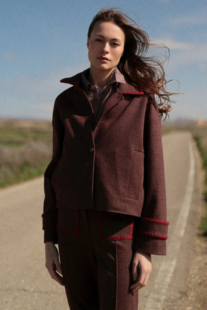 Chaqueta Burdeos Altiplano
