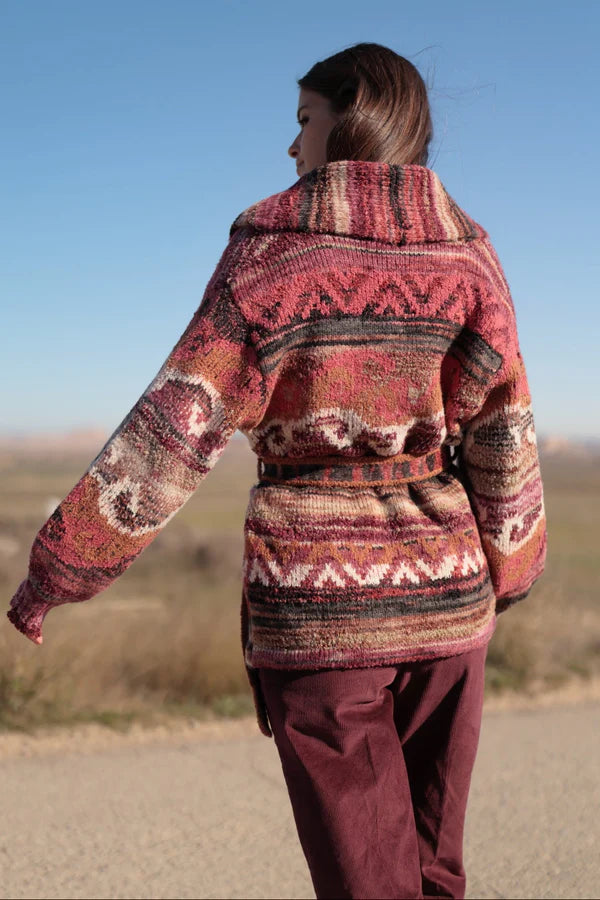 Chaqueta punto Frambuesa