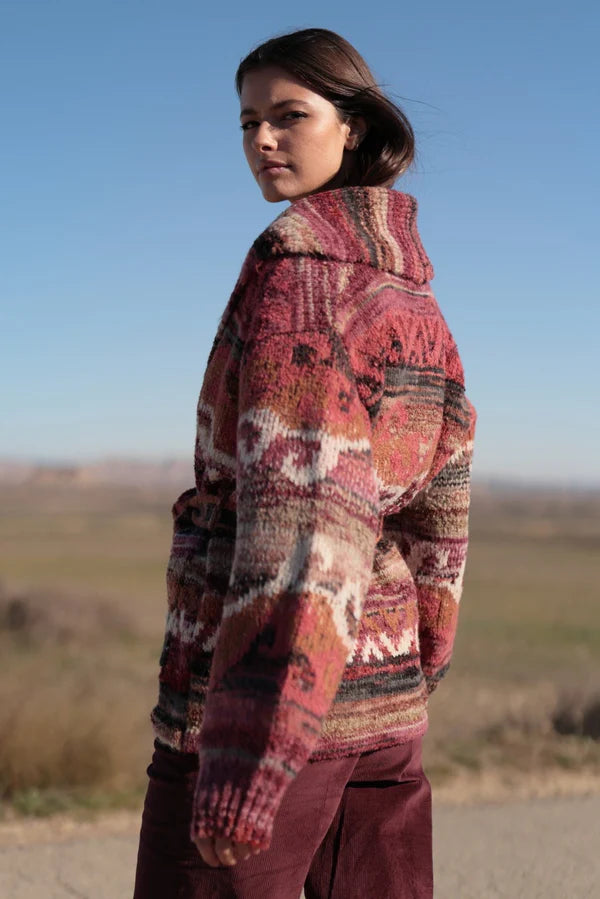 Chaqueta punto Frambuesa