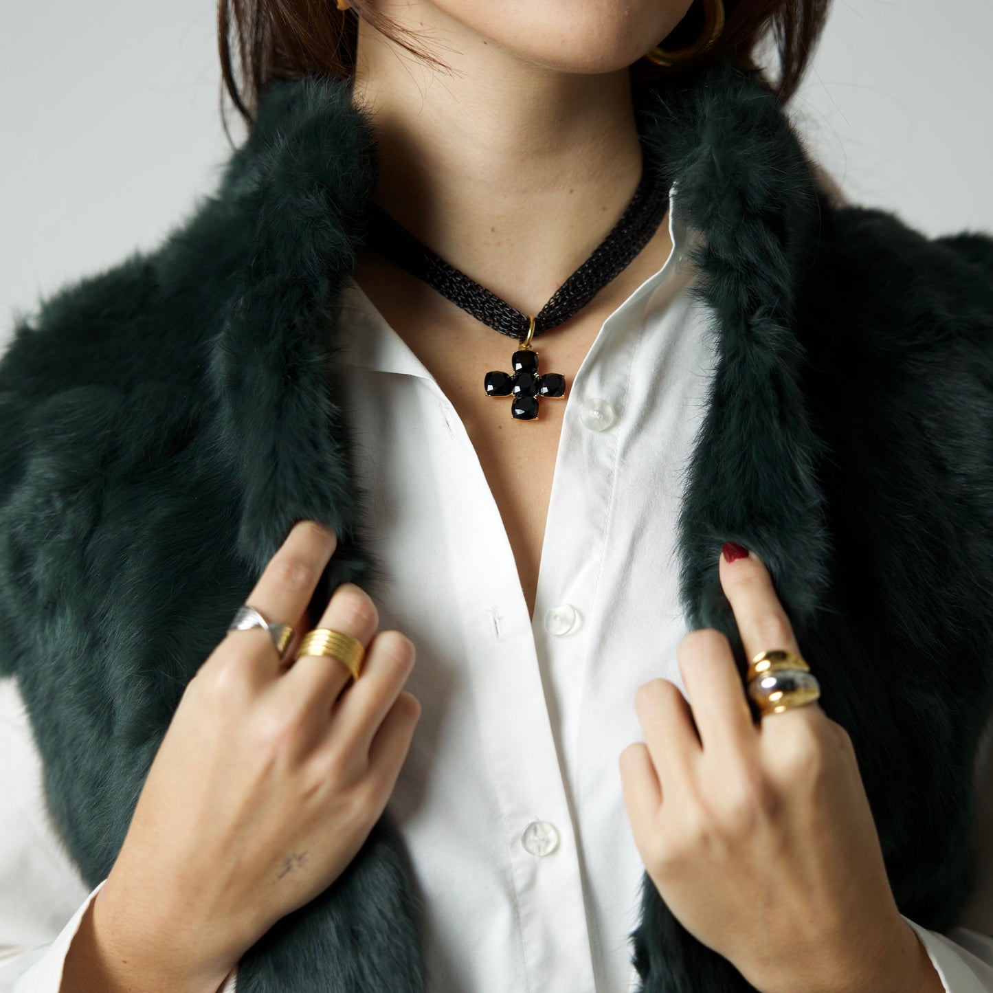 Collar Festive Flame Black