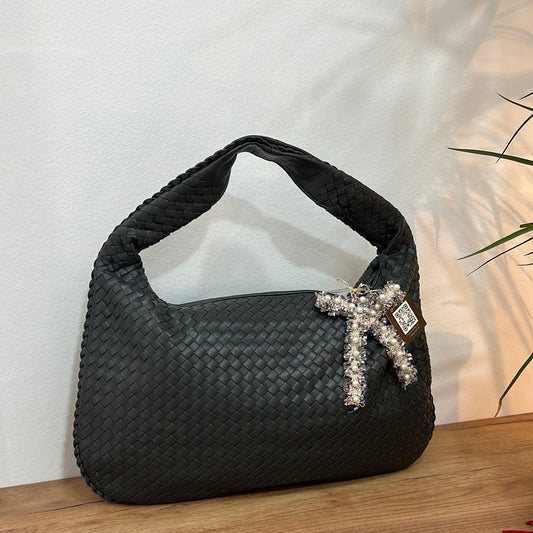 Bolso Nudos Gris