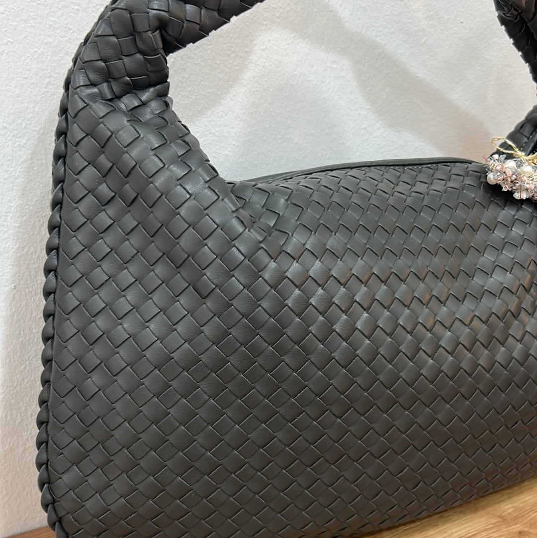 Bolso Nudos Gris