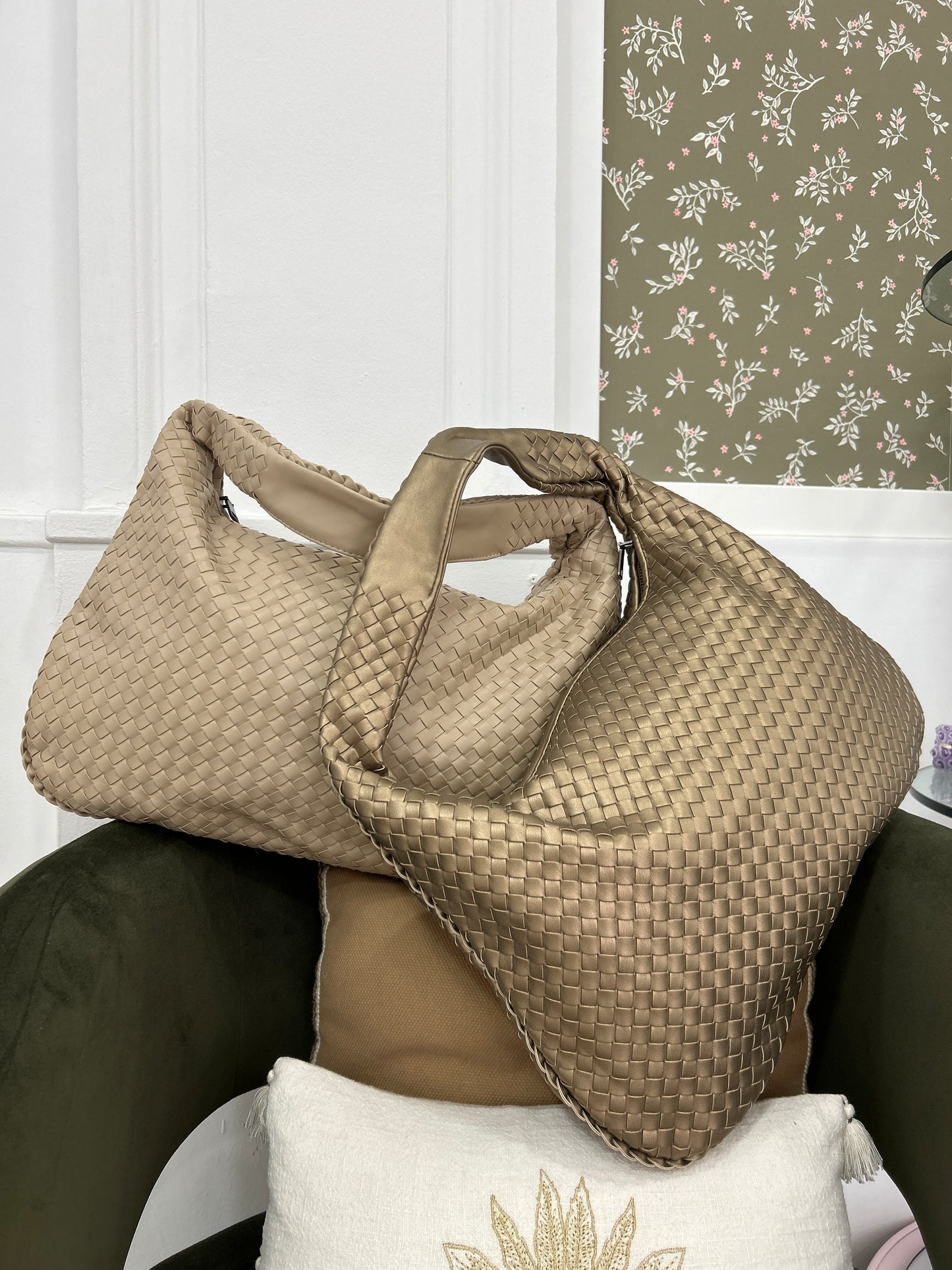 Bolso Nudos Beige