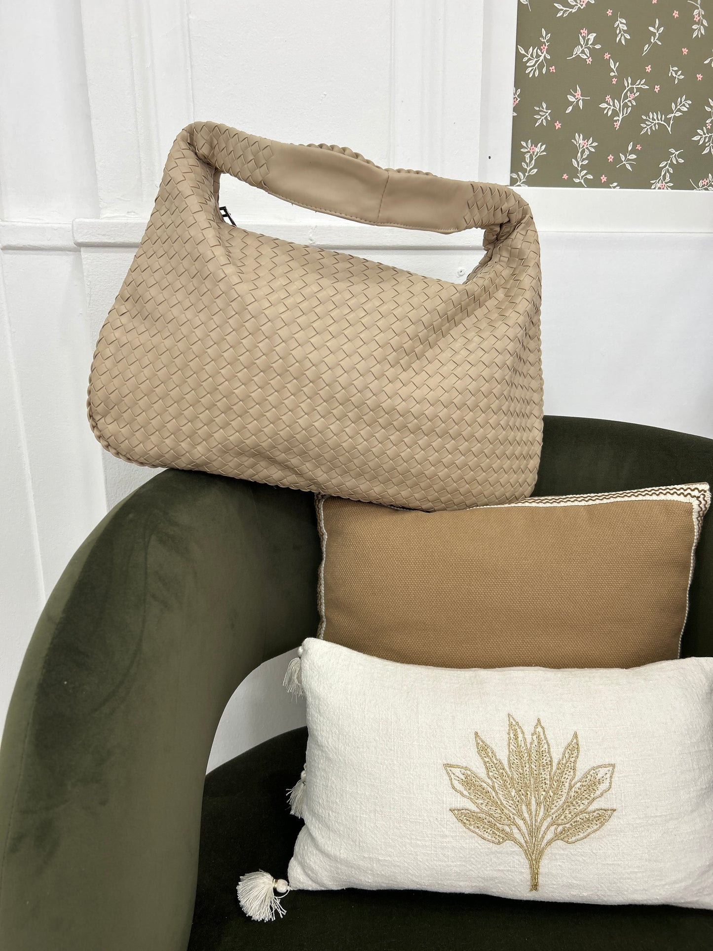 Bolso Nudos Beige